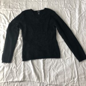 Angora black sweater